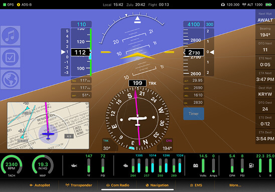 Falken Avionics Display