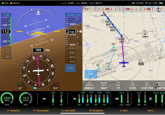 Falken Avionics Display